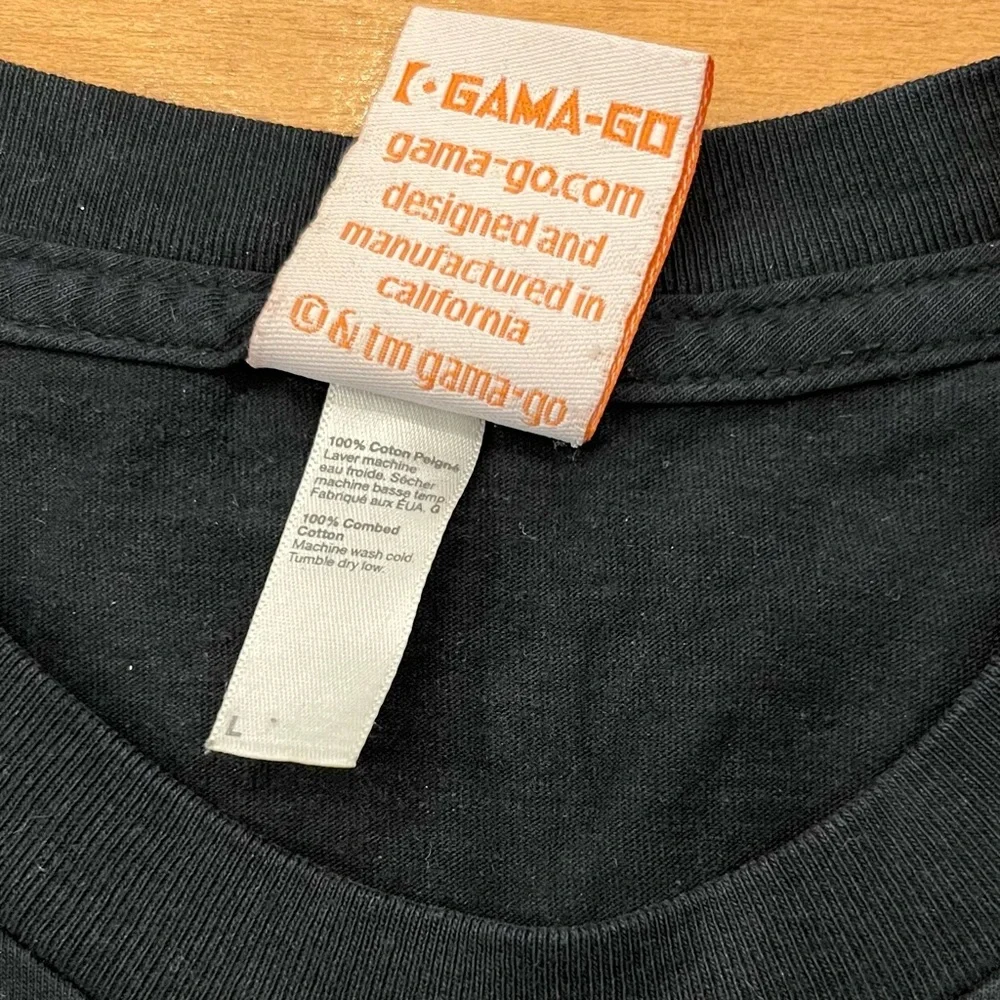 RARE vintage gama-go graphic-tee w/ squid attacking elevated train in cityscape - Picture 5 of 5
